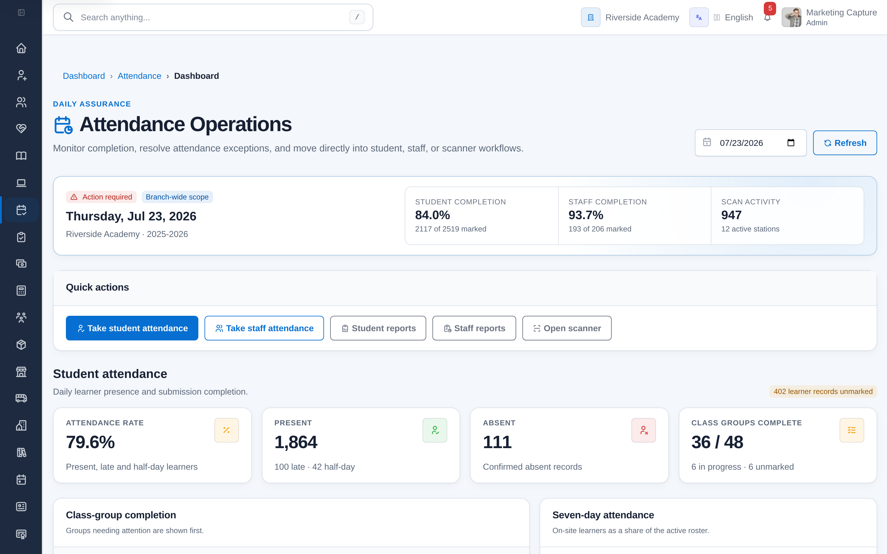 Attendance Dashboard